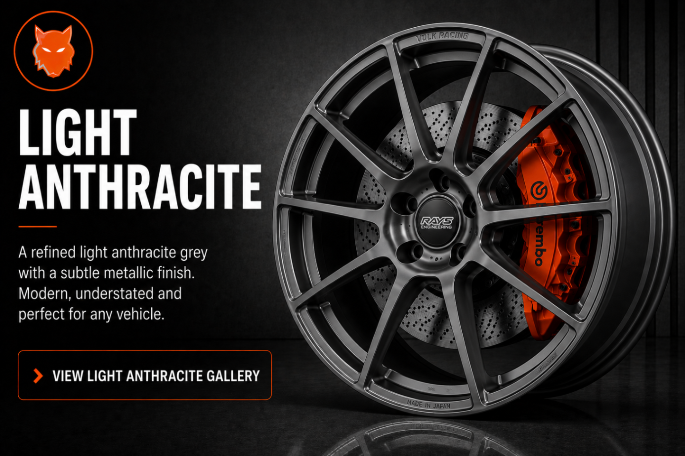 Light Anthracite alloy wheel finish