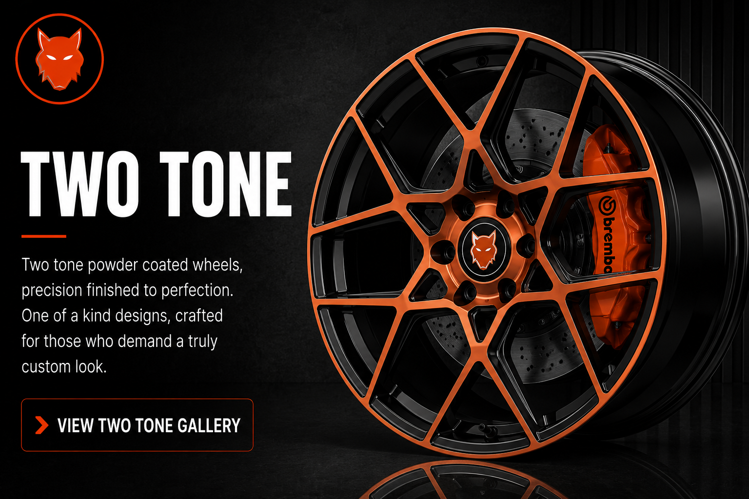 Two Tone alloy wheel finish